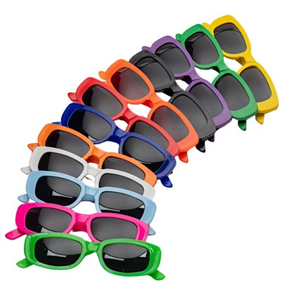 Óculos de Plástico Retrô para Festas Personalizado