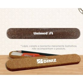 Mini Estojo Ecológico em Fibra Natural Personalizado