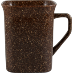 Caneca Eco Quadrada com Fibra Natural Personalizada