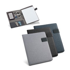 Pasta A4 em Linho e Couro Sintético Personalizada