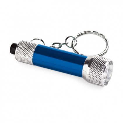 Chaveiro Personalizada  Alumínio  Com 3 LEDs  Incluso 4 pilhas LR44  ø17 x 62 mm