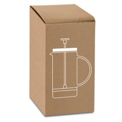 Cafeteira de Vidro Borosilicato Personalizada