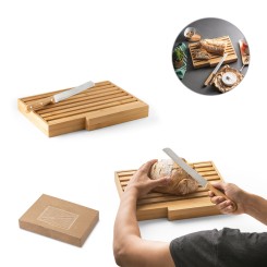 Tábua de Pão Sustentável com Faca Personalizada