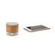 Caixa de Som com Microfone BAMBU BLUETOOTH Personalizado