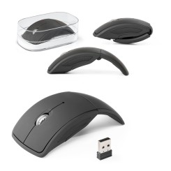 Mouse Wireless Dobrável Emborrachado Personalizado