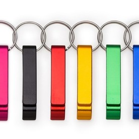 Chaveiro de Metal com Abridor Personalizado