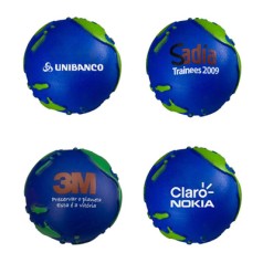 Antiestresse Globo Terrestre PU Personalizado