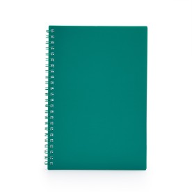 Caderno A5 Plástico Wire-o Pautado Personalizado
