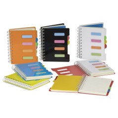 Caderno Pequeno 4 Divisórias Wire-o Personalizado