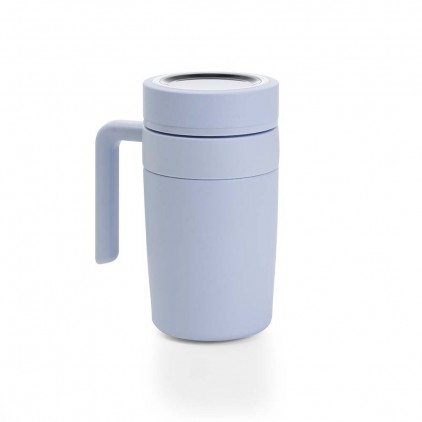 Caneca Térmica inox 500ml com infusor com LED Personalizado