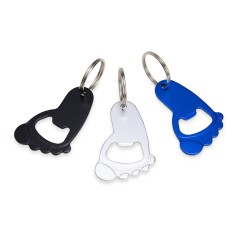 Chaveiro de Metal Abridor "Pé" Personalizado
