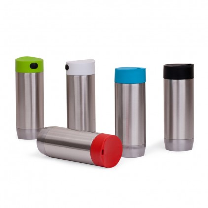 Copo Inox parede dupla de 420ML rosqueável Personalizado