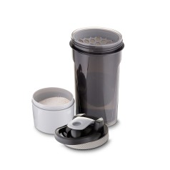 Coqueteleira com Porta Suplemento Personalizada