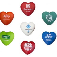 Antiestresse Coração em PU Personalizado