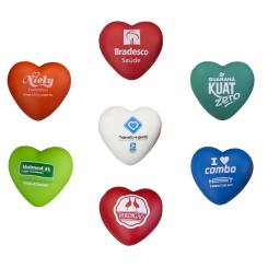 Antiestresse Coração em PU Personalizado