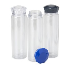 Garrafa Plástica 500ml com Tampa Diamante Personalizada