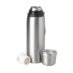 Garrafa Térmica Inox 304 com Copo e Alça Personalizada