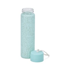 Garrafa Vidro 350ml Capa Plástica e Alça Personalizada