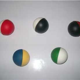 Bolinha Antiestresse Bicolor em PU Personalizada