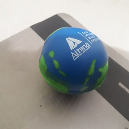 Antiestresse Globo Terrestre em Pu Personalizado 