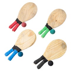 Kit Frescobol de Madeira Personalizado