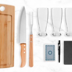 Kit Churrasco, Cerveja e Truco Personalizado