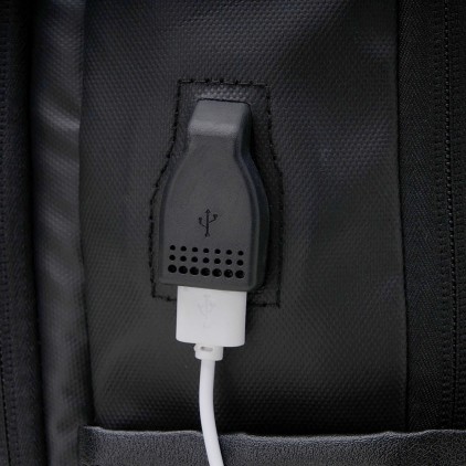 Mochila Couro Sintético USB 20 Litros Personalizado