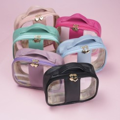 Jogo de Nécessaires em PVC e PU Personalizadas