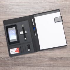 Pasta Convenção em Couro Sintético Personalizada