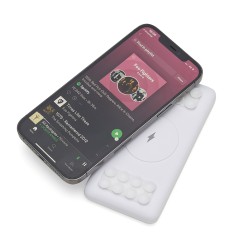 Power Bank 10.000mAh com Indução e Ventosa Personalizado