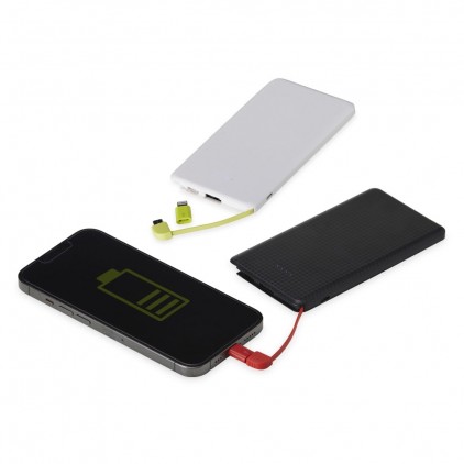 Power Bank 5 000mAh com Indicador LED Personalizado