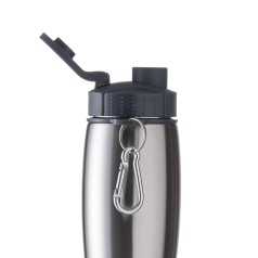 Garrafa Inox 750ml com Mosquetão Personalizada