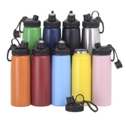 Garrafa Inox 900ml com Protetor de Bocal Personalizada