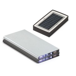 Bateria Portátil Solar em Alumínio 8.000 mAh Personalizada