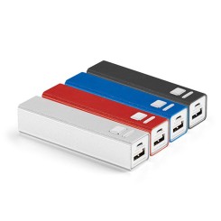 Bateria Portátil em Alumínio 1.800 mAh Personalizada