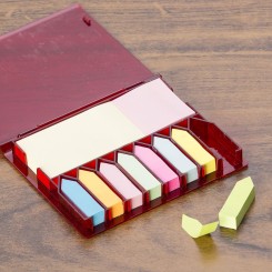 Bloco Anotações Plástico com Autoadesivos Personalizado