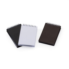 Bloco Anotações Couro Sintético Espiral Personalizado