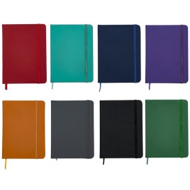 Caderneta Tipo Moleskine Emborrachada Personalizada