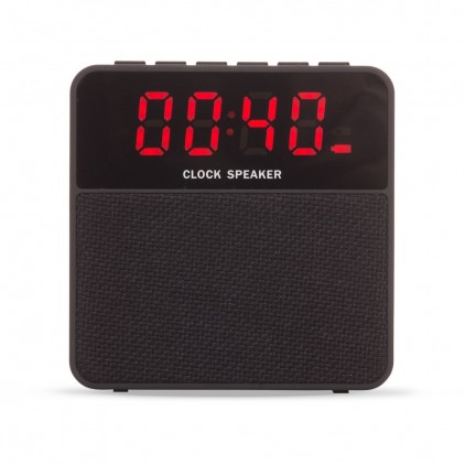 Caixa de Som com Relógio Digital Personalizada