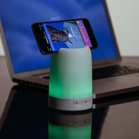 Caixa de Som Multimídia com Porta Caneta Personalizada