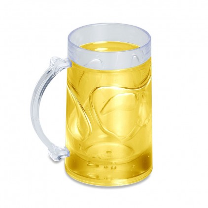 Caneca acrílica de 400ml com gel térmico Personalizada 