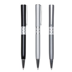 Caneta Metal Texturizada com Rotação Personalizada