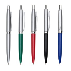 Caneta Personalizada Prata com Detalhes Coloridos