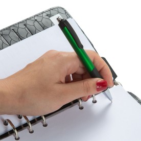 Caneta Personalizada Colorida com Grip Emborrachado