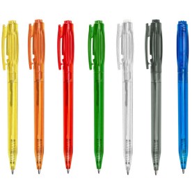 Caneta Personalizada Colorida com Trava Inteligente