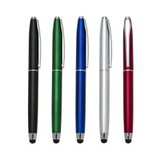 Caneta Plástica Touch com Tampa Personalizada