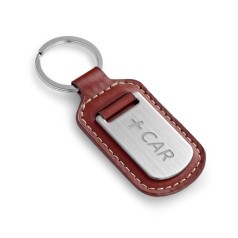 Chaveiro em Couro e Metal com Caixa Personalizado