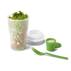 Copo para Salada com Garfo Personalizado