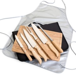 Kit Churrasco 8 Peças com Maleta Personalizado
