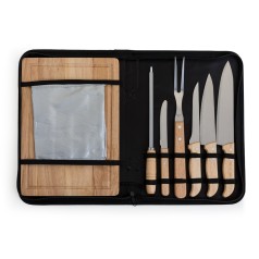 Kit Churrasco 8 Peças com Maleta Personalizado